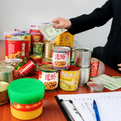 该慈善机构收到了许多食物和金钱的捐赠。