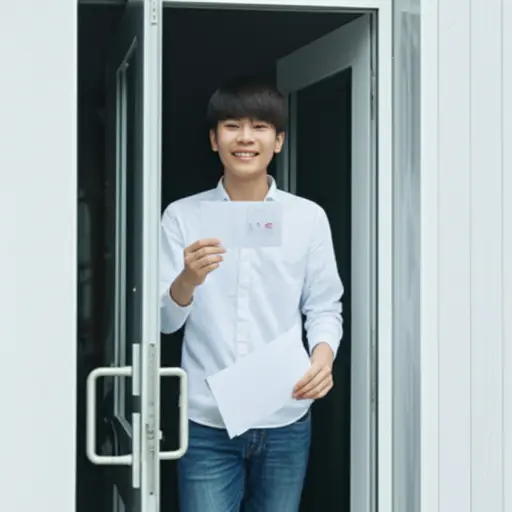 我收到了奶奶寄来的一张明信片。