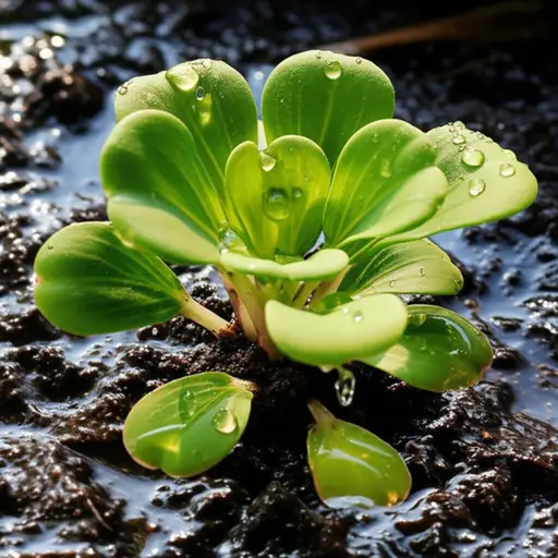植物需要适量的水才能生长。