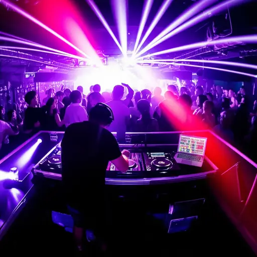 那家俱乐部为周末聘请了一位著名的DJ。