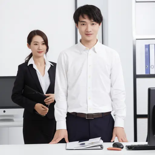 打扰一下，有一位女士要见您。