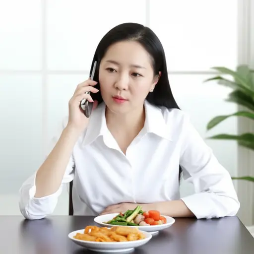 我妈妈在午餐时间给我打电话。