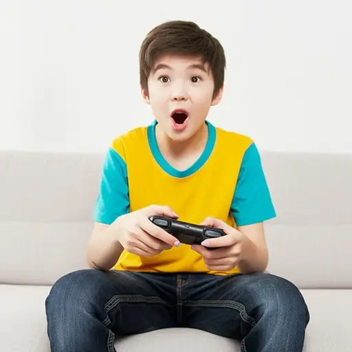 他从不厌倦玩电子游戏。