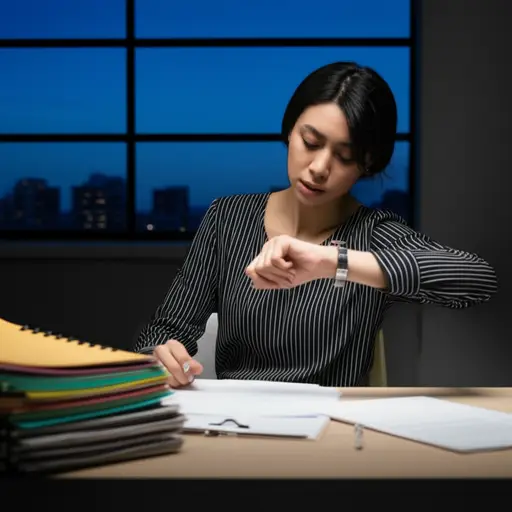 我宁可不要工作到很晚。