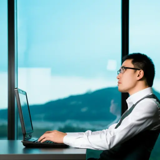 他渴望摆脱办公室工作的常规。