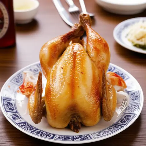 我晚餐想吃烤鸡。