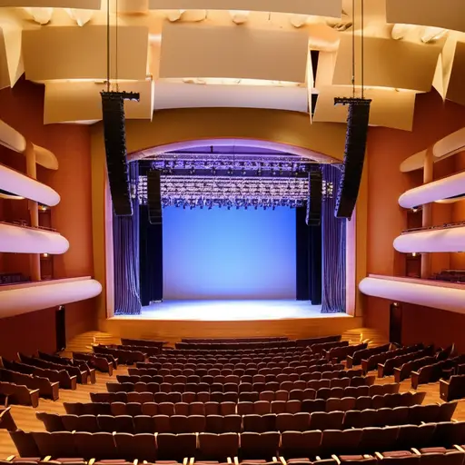 这家剧院有很棒的音响效果。