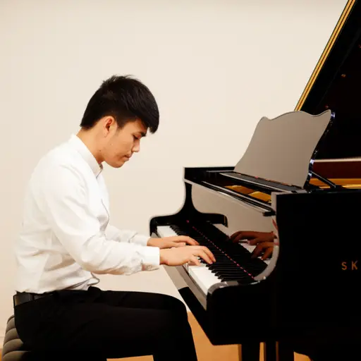 我弹钢琴，但只是为了自娱自乐。