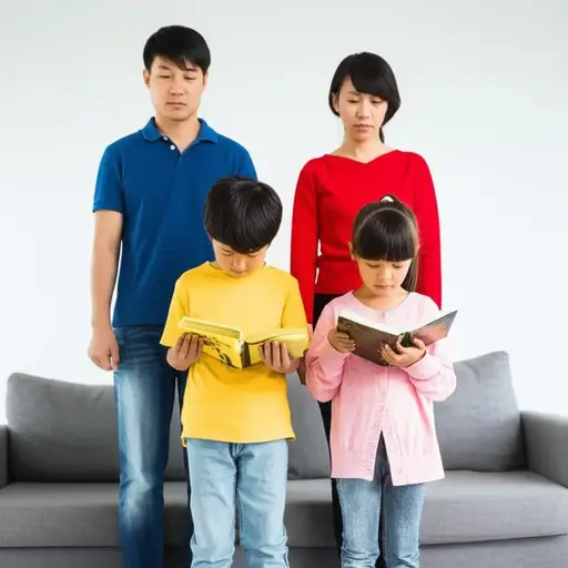 我的父母对我们非常严格。