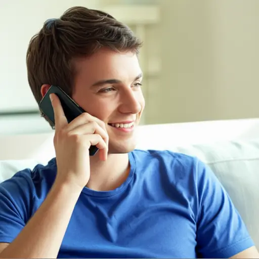 我每天都给他打电话。