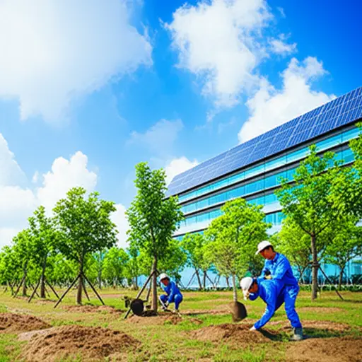 该公司致力于环境保护。