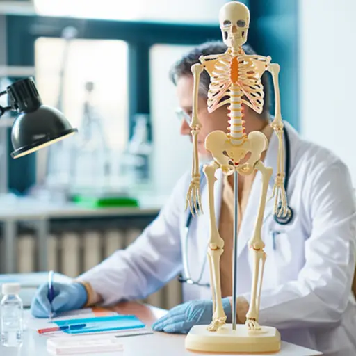 医生可以通过研究人类的骨骼学到很多东西。