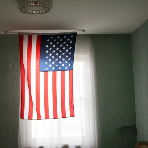 关于我从美国收到的礼物：我真的很想有一面正宗的美国国旗，来装饰我卧室的天花板。