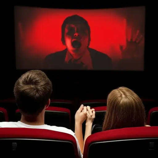 我们上周末看了一部令人害怕的电影。