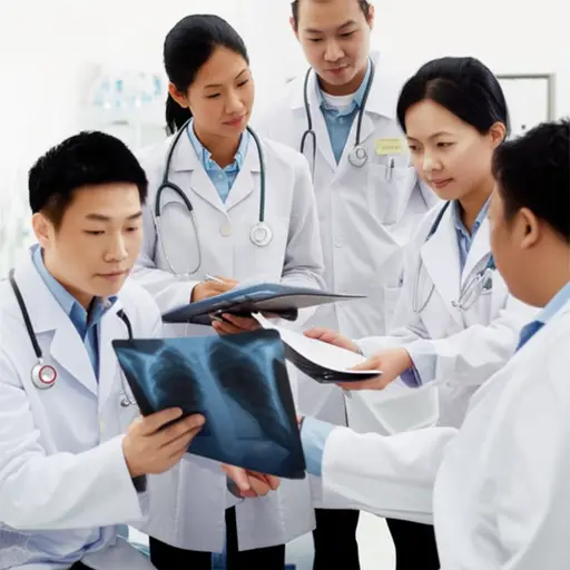 医生们被训练识别不同疾病的症状。