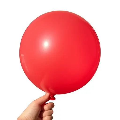 我买了一个红色的气球。