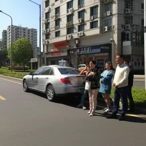 谢天谢地事故中没人受伤。