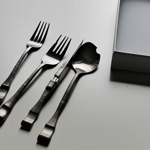 我们需要一套新的餐具。