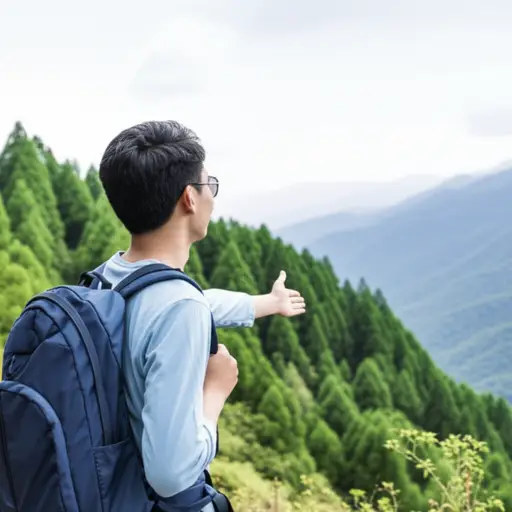 这周末去徒步是我的主意。