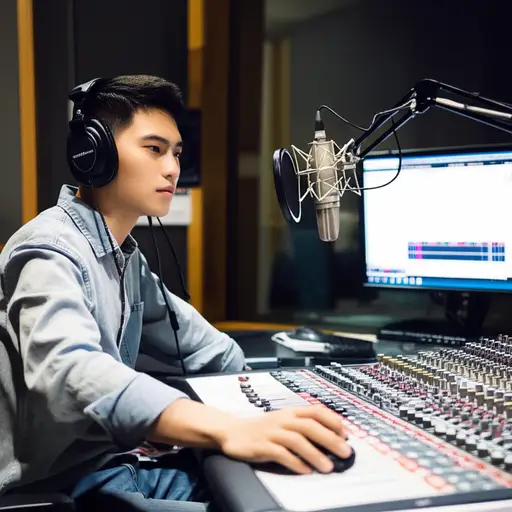 我正在接受广播培训以提高我的技能。