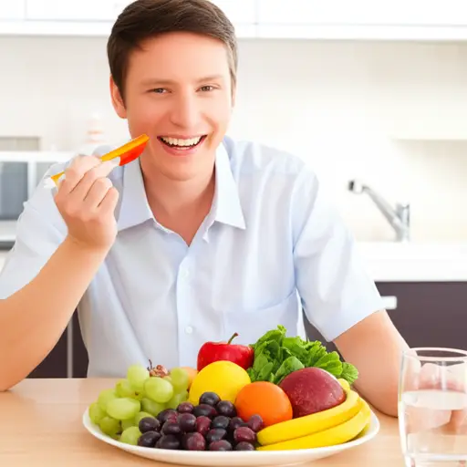 吃健康的饮食有助于保持强壮。