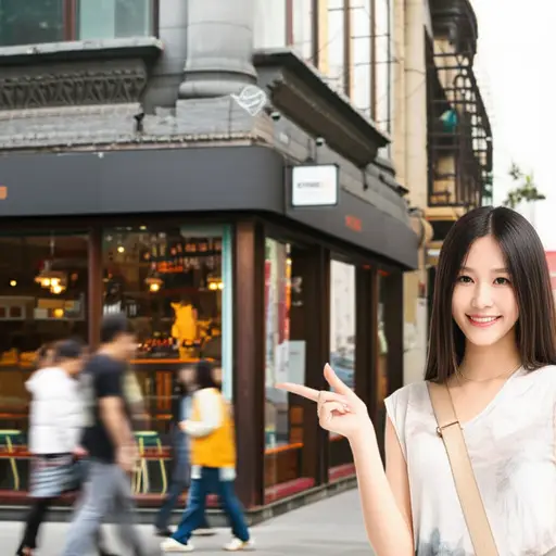 她建议我试试那家新咖啡馆。