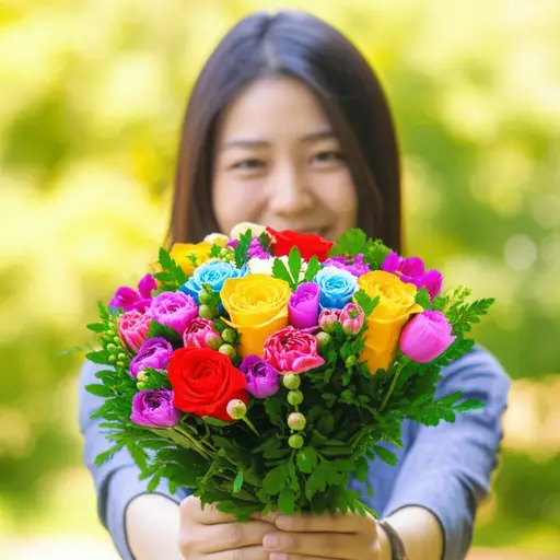 非常感谢你的花！