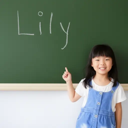 我的名字是莉莉。