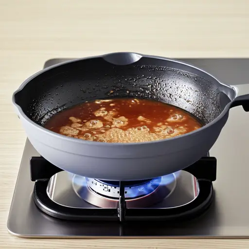 用小火煮酱汁10分钟。