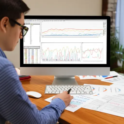 数据被仔细分析，以找出任何潜在趋势。