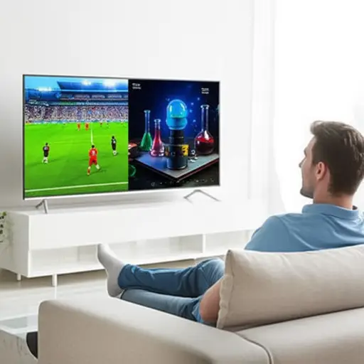 我喜欢关于体育和科学发现的节目。