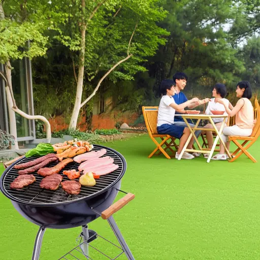 这周末我们要在后院烧烤。