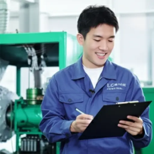 检查完设备后，工程师确认一切正常。