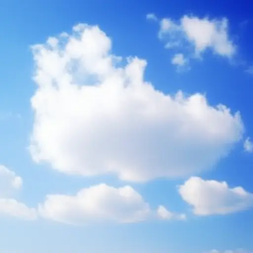 今天天气真好，天空很美。