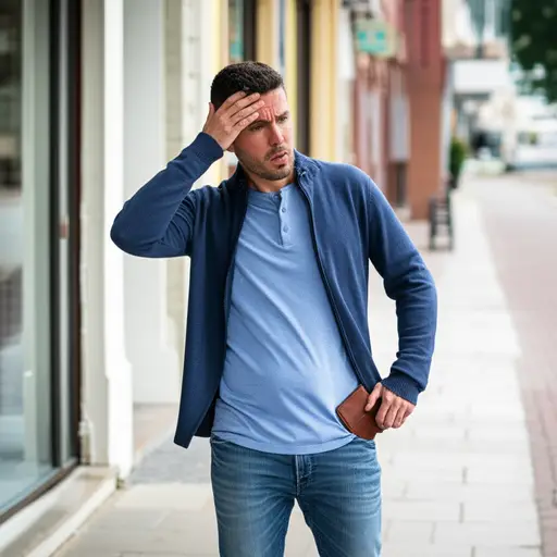 我昨天忘记带钱包了。