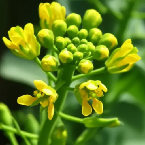 这是一种春天会开出小黄芽的开花植物。