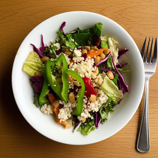 我吃各种蔬菜，包括青椒。