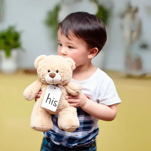 单词 'his' 是一个物主形容词。