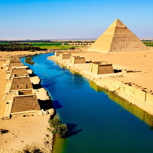 许多古代文明，比如埃及或美索不达米亚文明，都起源于大河流域。