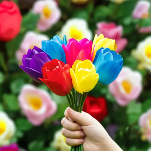 来闻闻这些花！