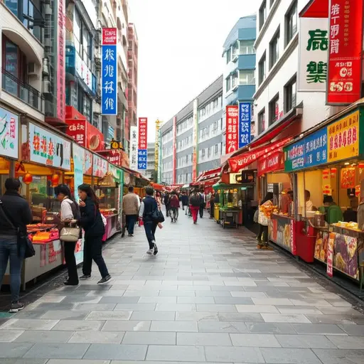 这个城市以美味的食物而闻名。
