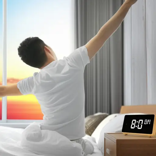 我的朋友起得早。