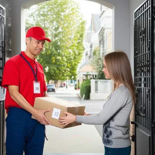 在线卖家迅速将产品寄到了我的地址。