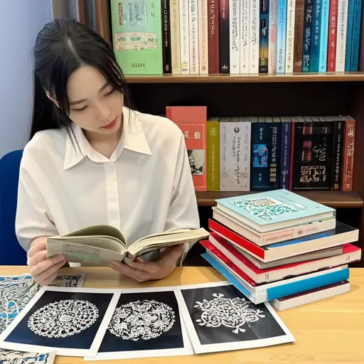 她研究了这个地区的民间艺术。