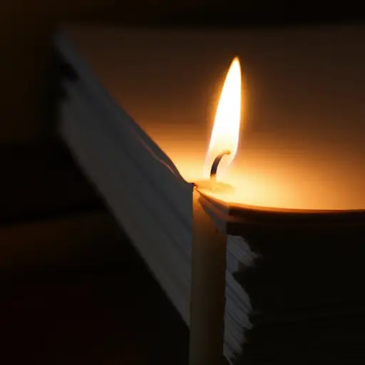 小心！那些纸张很容易着火。