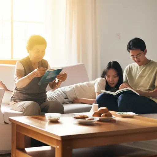 每次去祖父母家，我总是感到非常自在。