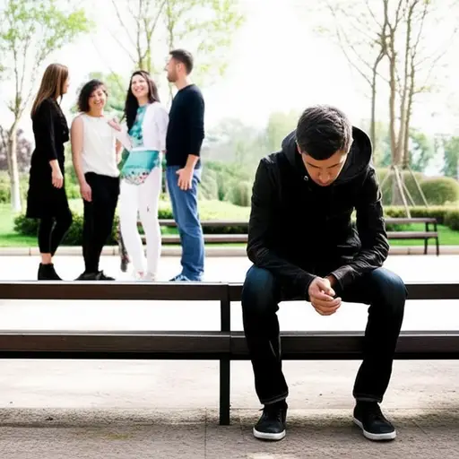 他发现很难交朋友。