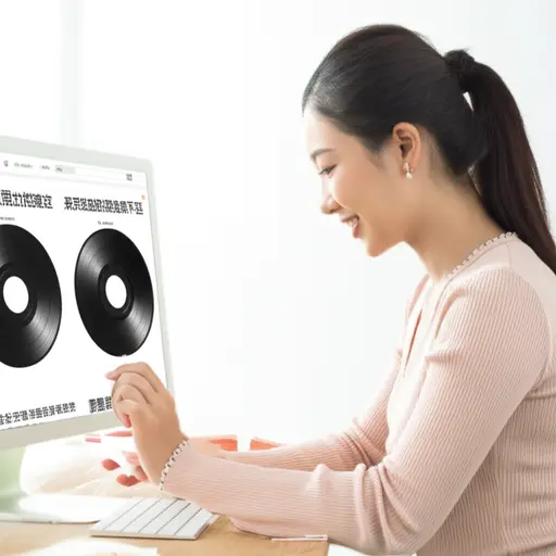 她在网上买了那张罕见的唱片。