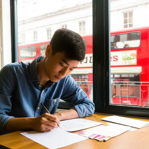 我有一个笔友住在英国。