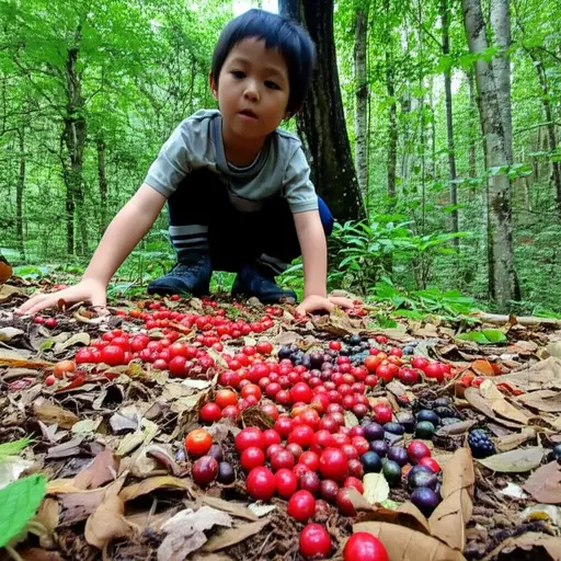 不要吃森林里的野果。